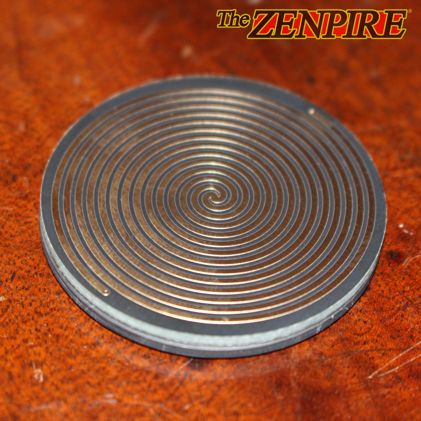 SHUNGITE COIL - ANti-EMF Phone Sticker - Double Archimedean Spiral + Shungite Combo