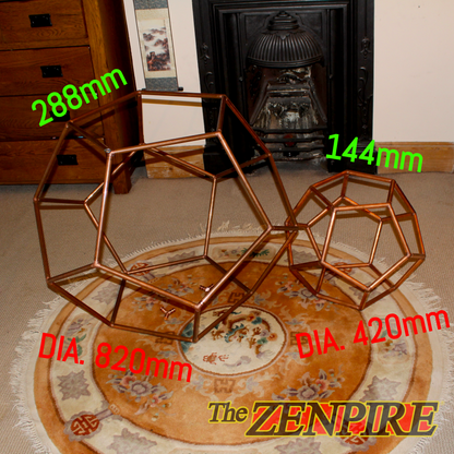 3D Copper Dodecahedron - Assembly Kit