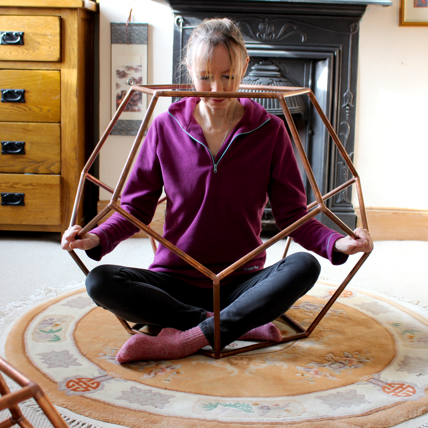 3D Copper Dodecahedron - Assembly Kit