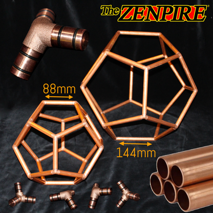 3D Copper Dodecahedron - Assembly Kit