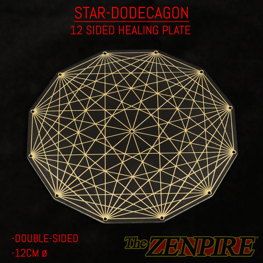 DODECAGON STAR Sacred Geometric Healing Device