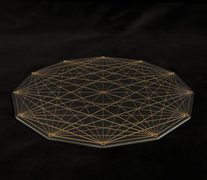 DODECAGON STAR Sacred Geometric Healing Device