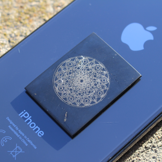 Shungite Phone Sticker MANDALA