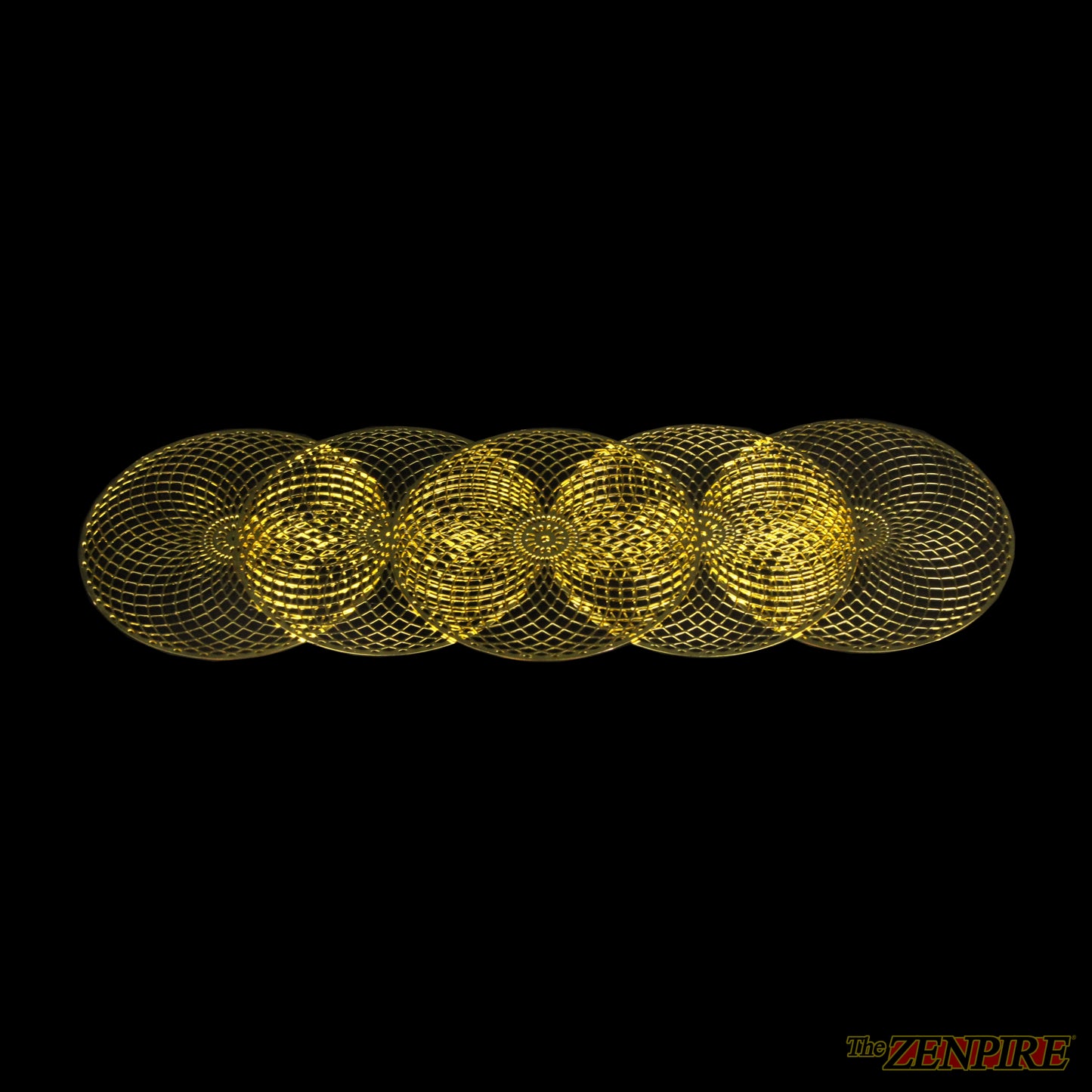 Torus Field - Sacred Geometric Disc - Set Of 5 Discs