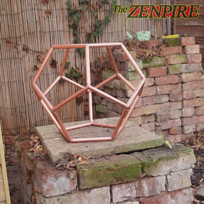 3D Copper Dodecahedron - Assembly Kit