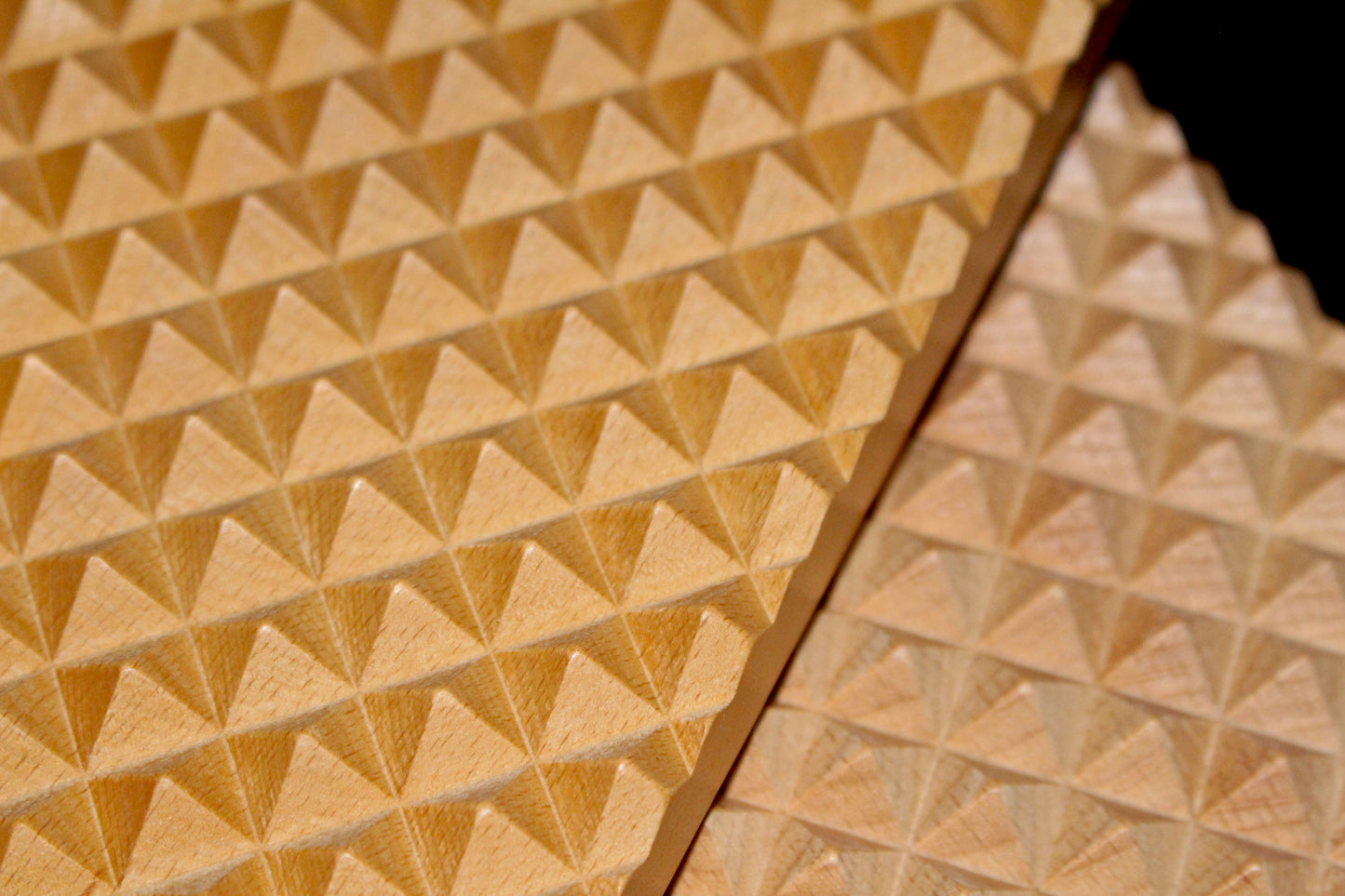 closeup of acupressure spike board